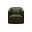 Fauteuil club pivotant en cuir Citi