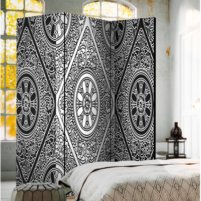 Istanbul Solid Wood Folding Room Divider