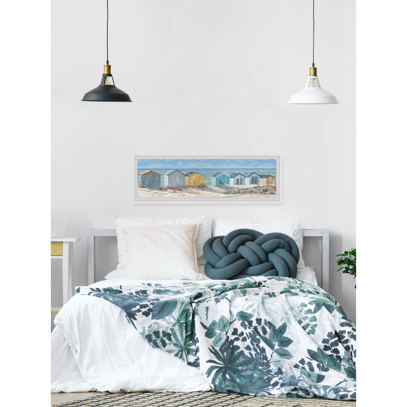 «Beach More Wayez Less», reproduction encadrée, H 15 po x l 45 po x P 1,5 po