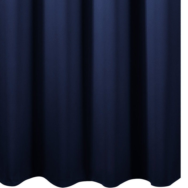 100% Room Darkening Blackout Eyelet Curtains (Set Of 2) , 117cm Width x 137cm Drop, Navy