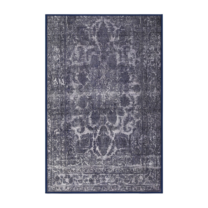 Tapis oriental bleu, Rectangle 6 pi x 9 pi