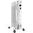 Lifesmart 1500 Watt 5118 BTU Electric Radiator Space Heater with Adjustable Thermostat