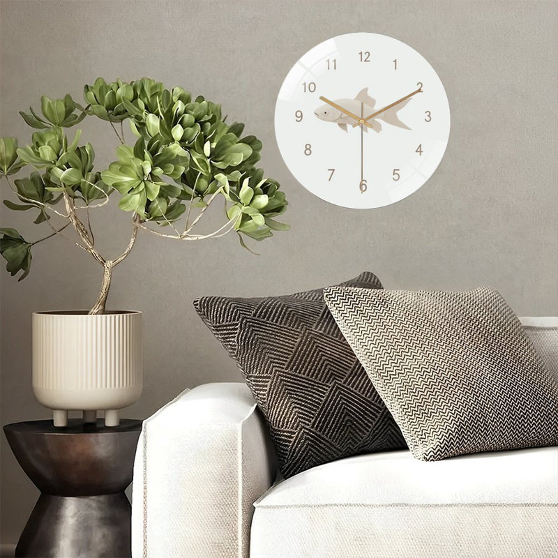 Horloge murale créative 12 po