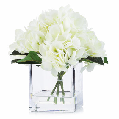 Hydrangea Arrangement in Vase