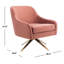 Fauteuil en velours Skye-536850056