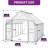 Balconera 8'W Polycarbonate Greenhouse-111029465-110274606