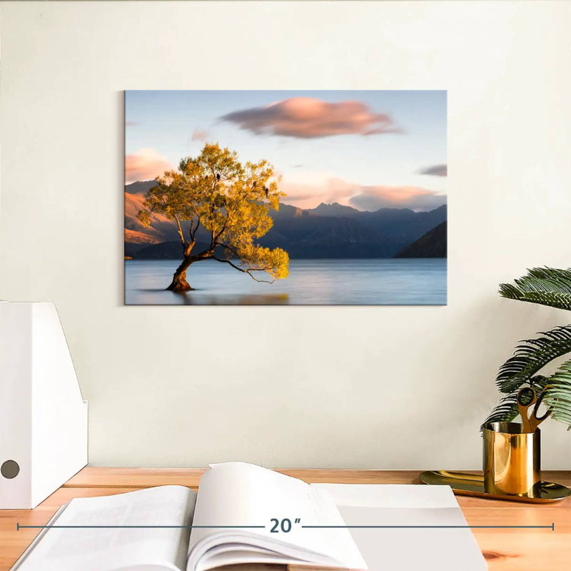 Paysage du lac Alvord Wanaka, H 8 po x l 12 po