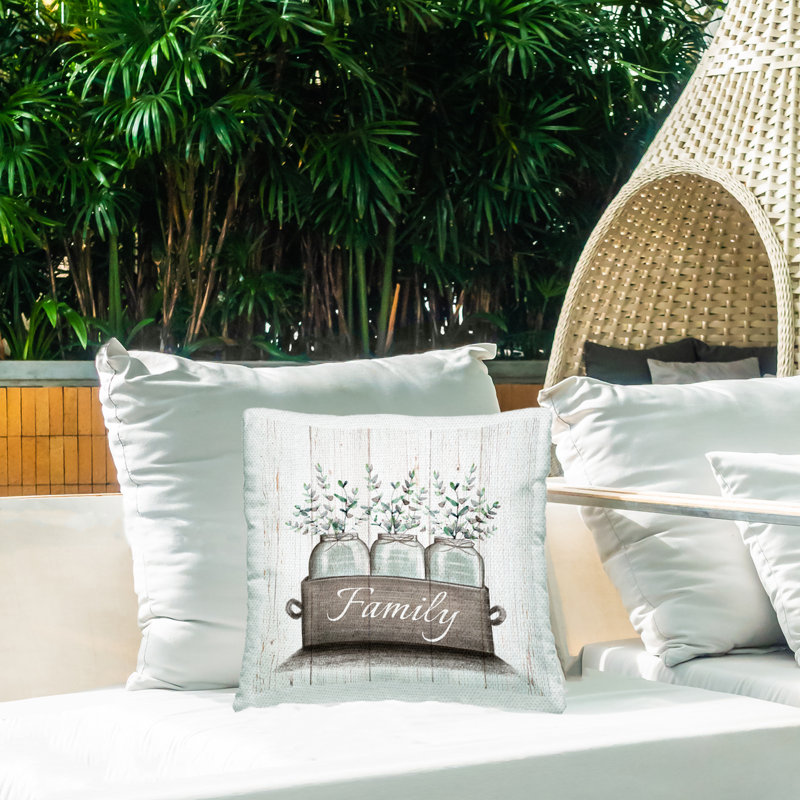 Coussin d'extérieur Green Eucalyptus