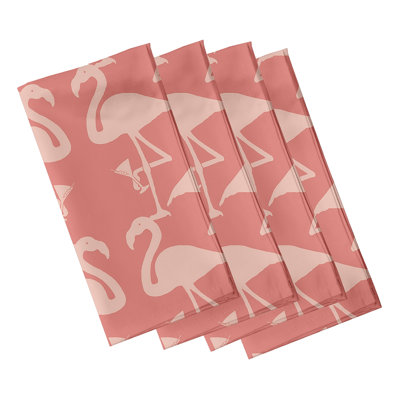 Ensemble de serviettes 4 pièces Josefien Flamingo Martini