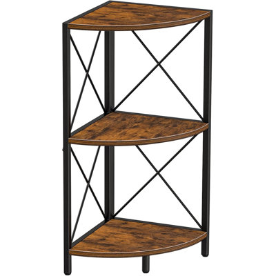 Étagère d'angle Snughome avec cadre en métal