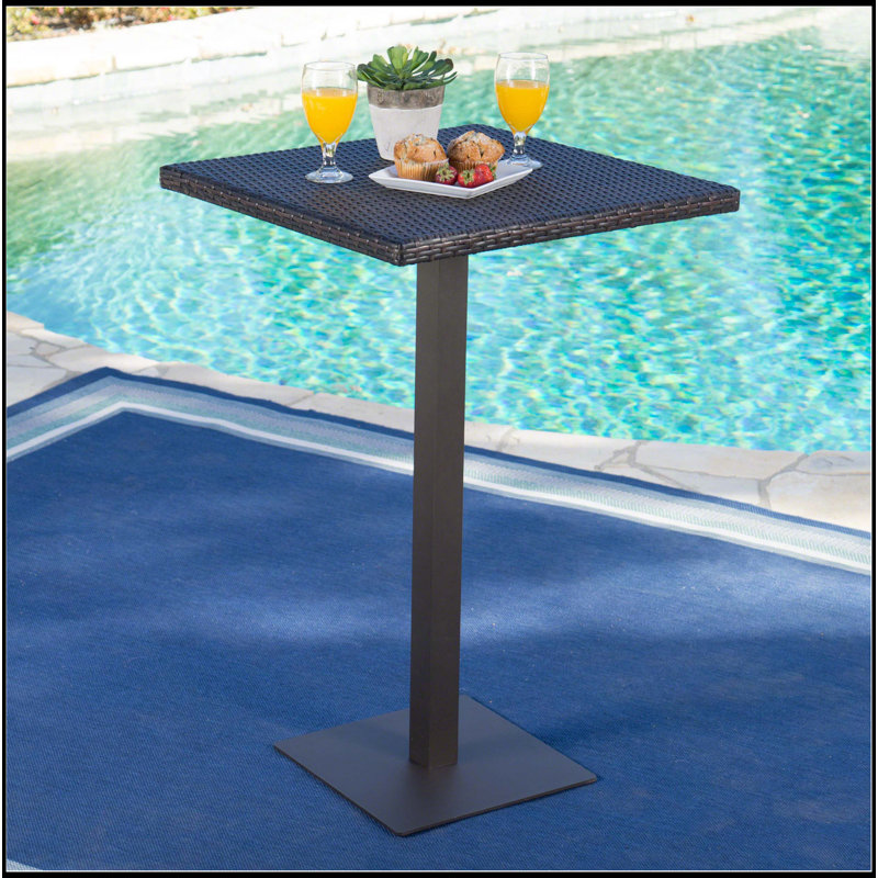 Rattan 26" SQUARE BAR TABLE