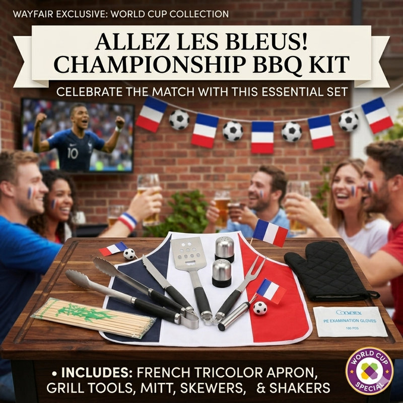 Ensemble de gril pour l'extérieur Ultimate International de 7 pièces, France