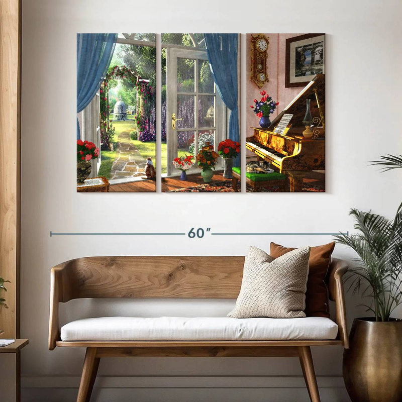 Lilie Room View, 32" H x 50" W