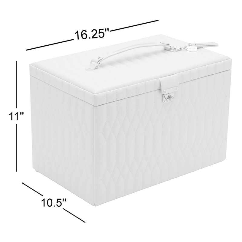 Caroline Leather Jewelry Box