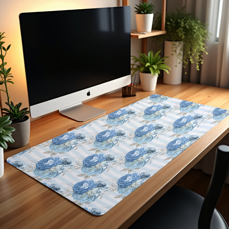 Polyester Desk Pad, 14.4x12.1