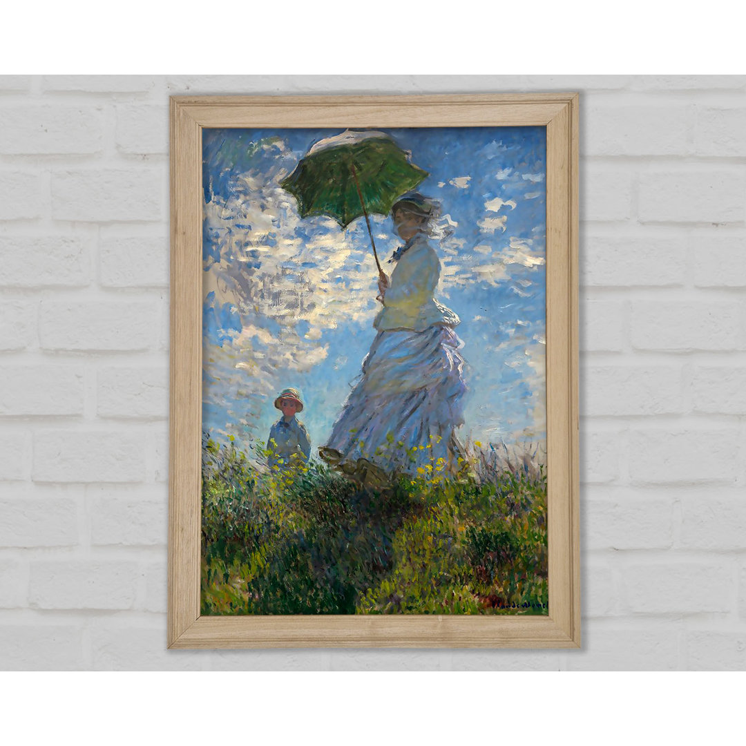 Monet Madame Monet und ihr Sohn - Einzelner Bilderrahmen Kunstdrucke