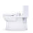 TOTO Redington 1G WASHLET+ S7A One-Piece Elongated 1.0 GPF Universal Height Toilet with CEFIONTECT, Cotton White - MW6724736CUFG#01