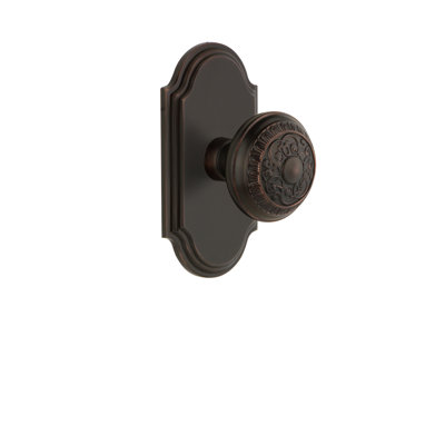 Fausse plaque simple avec bouton Windsor