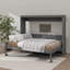 Lit double pliable mural pleine grandeur avec tablette de rangement et lattes en bois-1503192260-1503192267