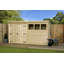 14 Ft. W x 5 Ft. D Shiplap Pent Wooden Shed