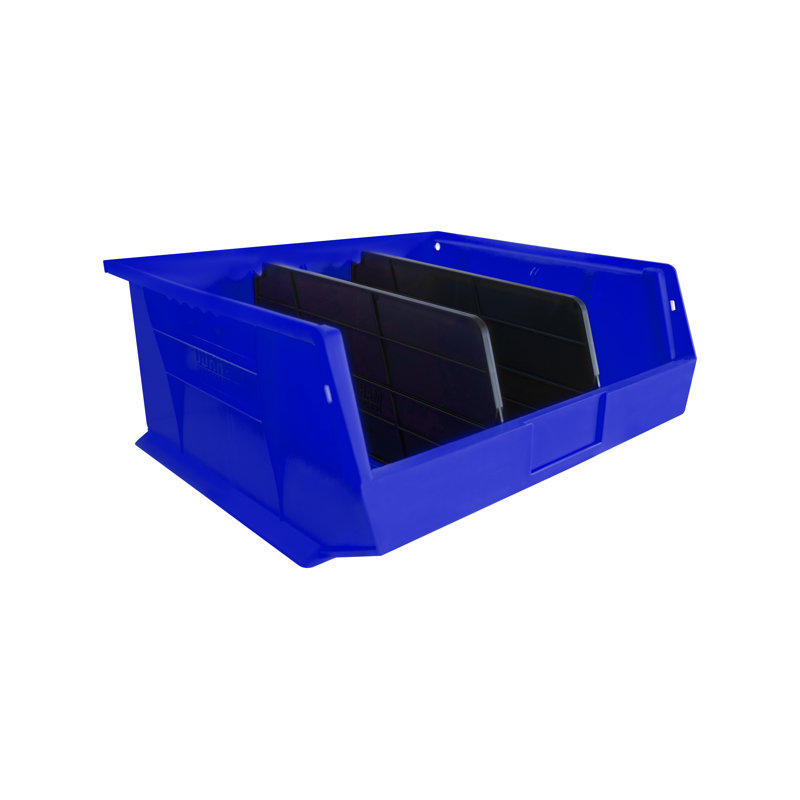 Rebrilliant Plastic Decorative Bin, Blue