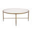 Table basse en fer Onier, or