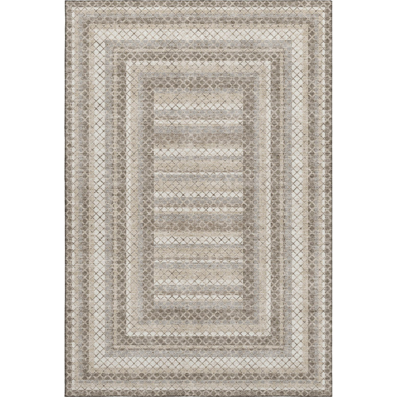 Premium Machine Washable Ariel Geometric Rug, Rectangle 10' x 14'