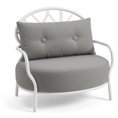 Chaise longue d'extérieur avec coussins Boom