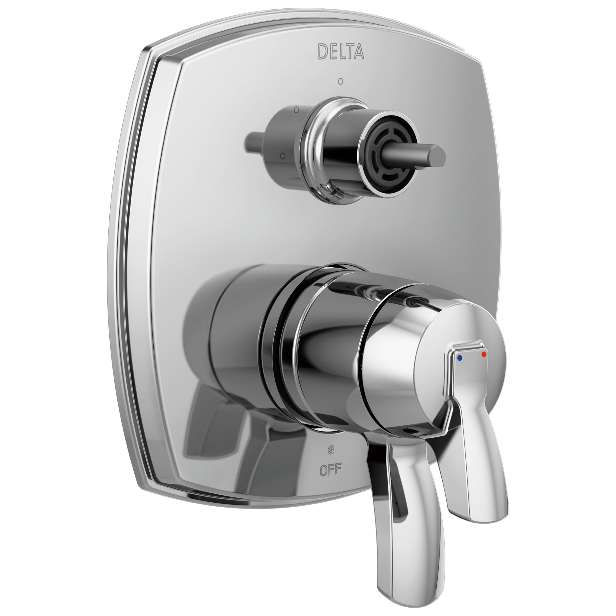 Delta 17 Series Integrated Diverter Trim With Three Function Diverter Less Diverter Handle Wayfair 7381