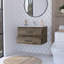 Maine Bathroom Vanity Wall Mounted With 2-Drawers