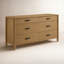 Commode Dawes en chêne naturel 64 po Dawes
