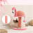 Cat Scratching Post, Pink Cat Scratcher Tree, Flamingos Natural Sisal Cat Scratch Post With Interactive Toy Ball And Extra Replacement Sisal Scratching Pole For Kittens And Small Cats,Pink