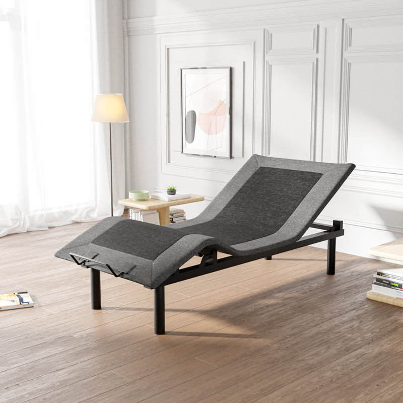 Channahon Adjustable Bed with Wireless Remote, Twin