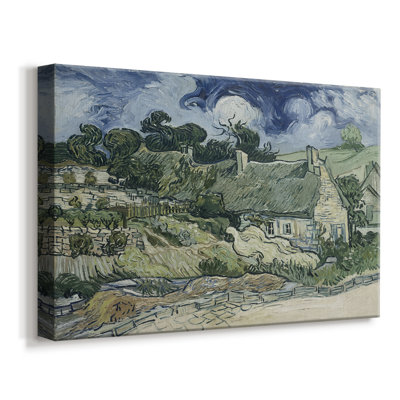 Chaumières à Cordeville-Vincent van Gogh-Toile tendue avec châssis-1890