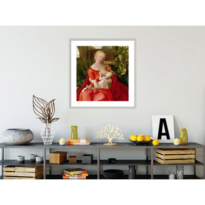 Virgin and Child 'Madonna with the Iris' by Albrecht Dürer -Framed Giclee Print