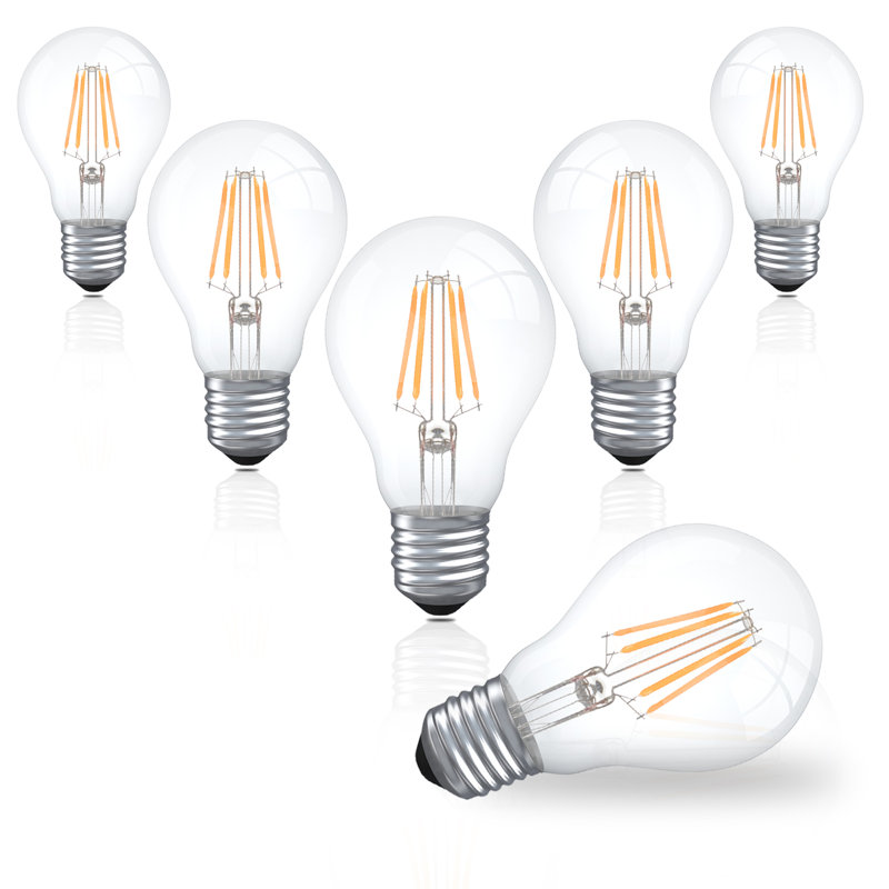 6 watts (équivalent à 60 watts), DEL A19, ampoule à intensité variable, lumière du jour E26 / base moyenne (standard), 2700