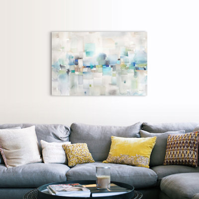 "Cityscape abstract" par Cynthia Coulter, reproduction d’art sur toile