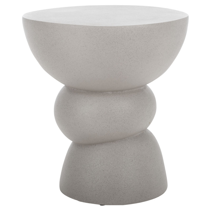 Table d'appoint Erwin, Gris clair