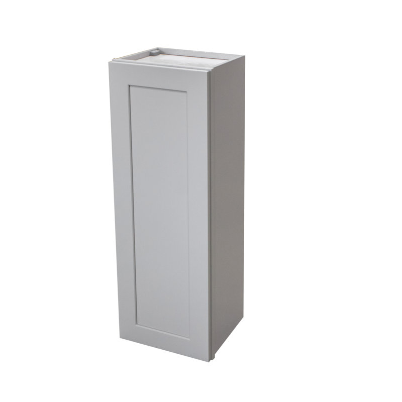 Armoire murale moderne prête à assembler style Shaker, gris, 30"