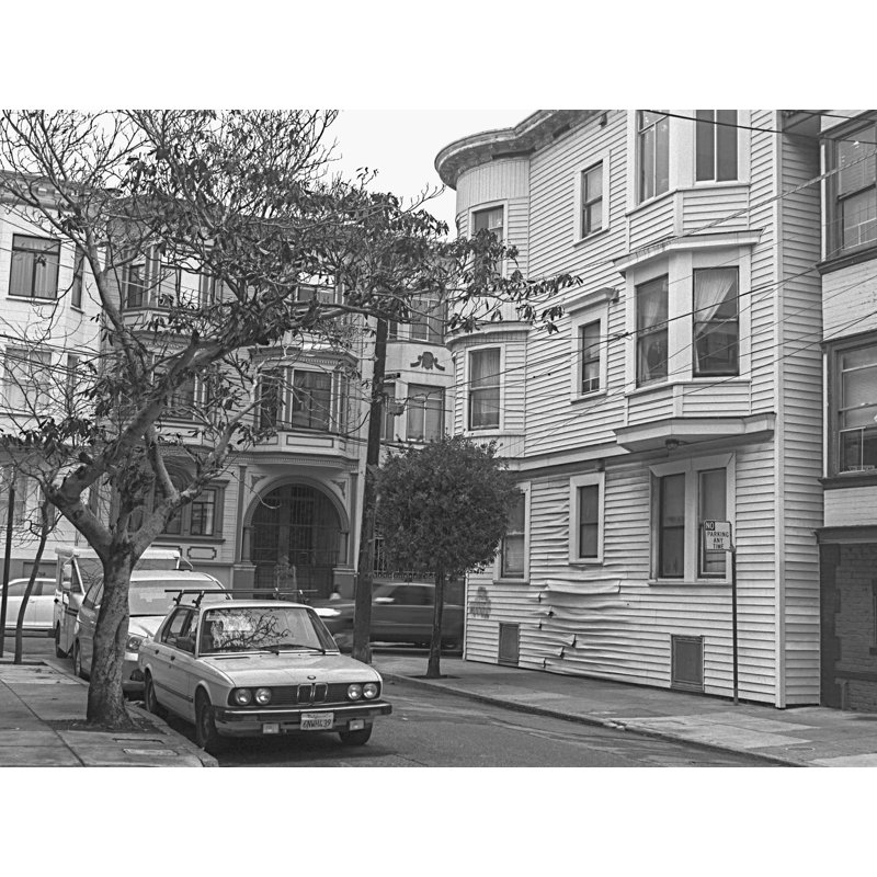 Side Street (San Francisco, CA) Print by Ben Swire, Wrapped Canvas, 24" H x 32" W