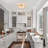 3 - Light Bowl Glass Flush Mount
