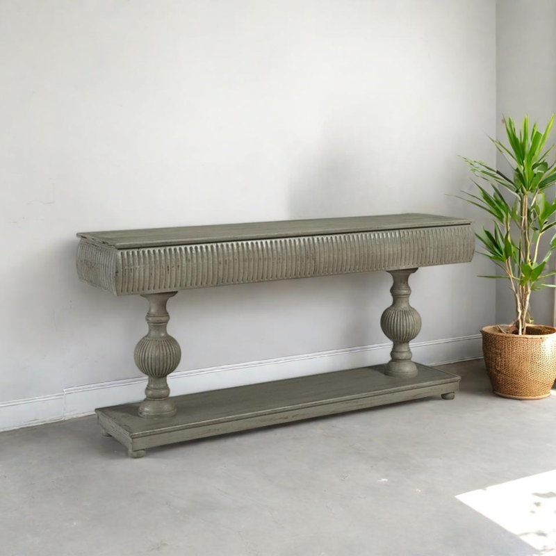 Console American Retro, H 38,19 po x l 78,74 po x P 17,72 po