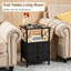 40cm W Metal Bedside Table