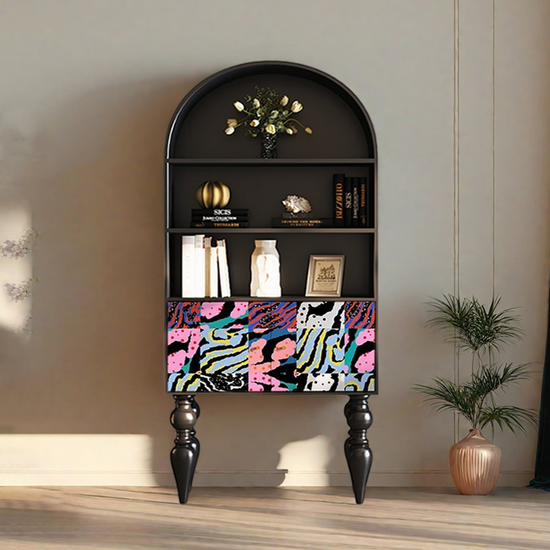 Modern art arch multi-layer display bookcase