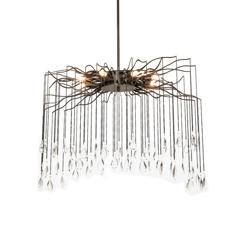 Lustre long Aranha de 48 po Ednamae