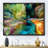 Antonio Colourful Motion Gradients of Surreal Mountains and Clouds - Painting on Canvas-55633570-55633565