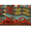 Tapis géométrique en laine Kilim