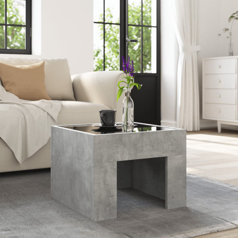 Cunera Coffee Table, Sonoma Oak, 30cm H x 40cm L x 40cm W