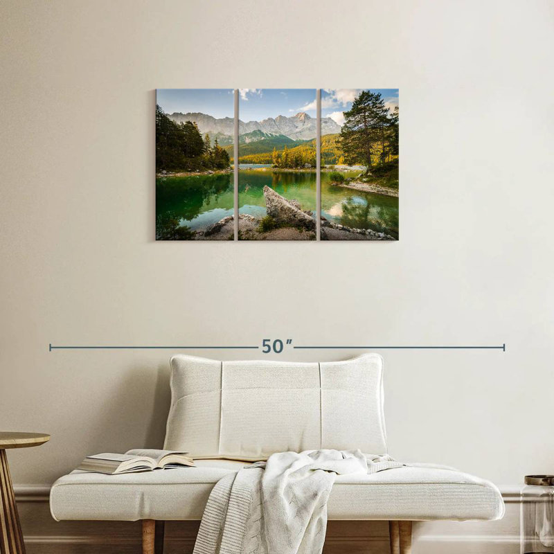 Alvord Eibsee Lake Morning, H 20 po x l 33 po