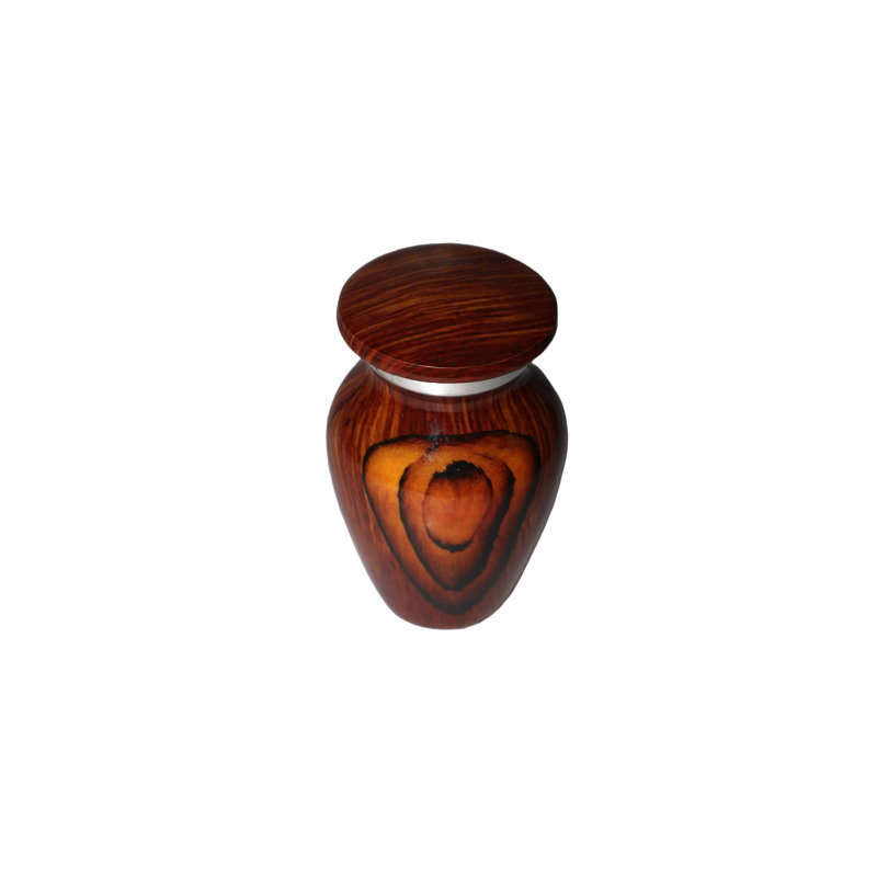 URN Token With Wooden Finish, Walnut